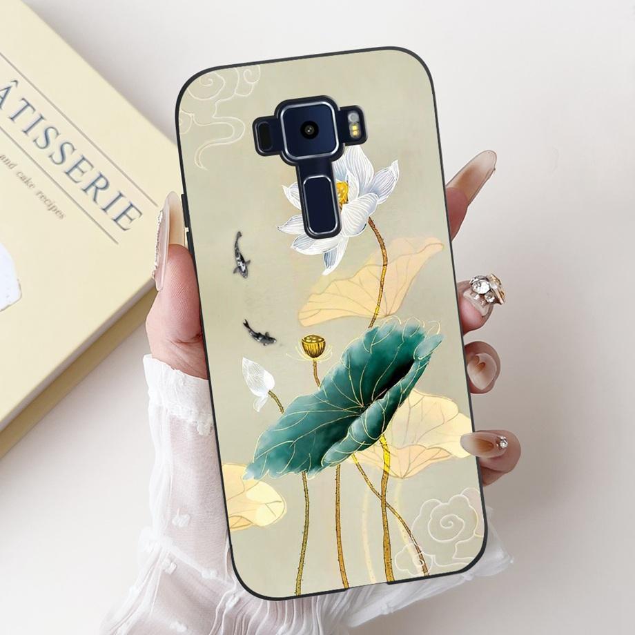 Для ASUS Zenfone 3 ZE520KL Z017D 4 Max ZC520KL X008D 3 Max ZC520TL Чехол Мягкий Силиконовый Задняя Крышка Сумка с Рисунком Сердце Бабочка Цветок