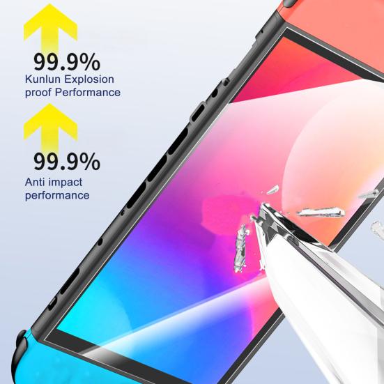 Screen Protector for Nintendo Switch 2 Clear Anti-Scratch Touch Sensitive Bubble-Free Game Console Tempered Glass Screen Protective