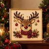 Non Scary Halloween Decor Projects Faux Pearl Painting Kit, Cute Ghost 3D Art DIY Cozy Autumn Home Decoration Kit for Adults, Christmas Craft Festive
