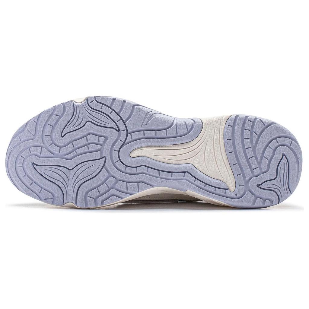 Li Ning Tiger Whale Удобная универсальная толстая подошва, увеличивающая высоту, амортизирующая, износостойкая, низкая повседневная обувь, женские кроссовки AGCU030-3