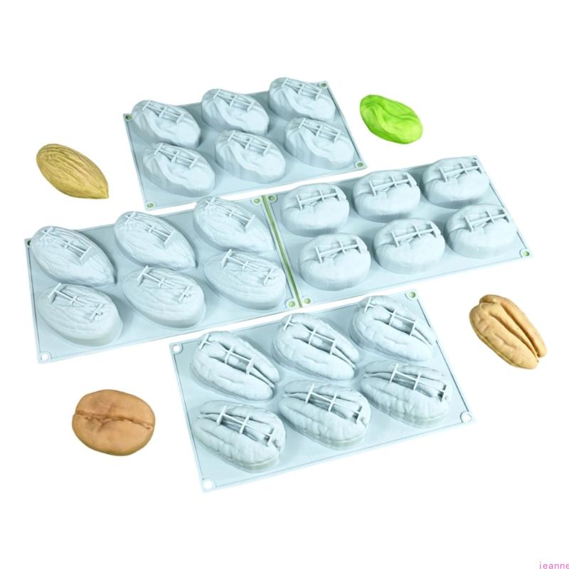Creative Pistachios Pecan Designs Silicone Molds Ideal For Cake Chocolate And Frozens Treats Kitchen Baking Mould