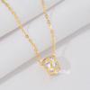 Small Waist Necklace Women'S Simple High-End Trend Personality Cold Wind Cylindrical Pendant Clavicle Chain