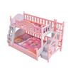 1 Set Mini Doll Toy Furniture European Style Bunk Bed Scene Toy Bed Double Girl Display Bunk Mi B5A6