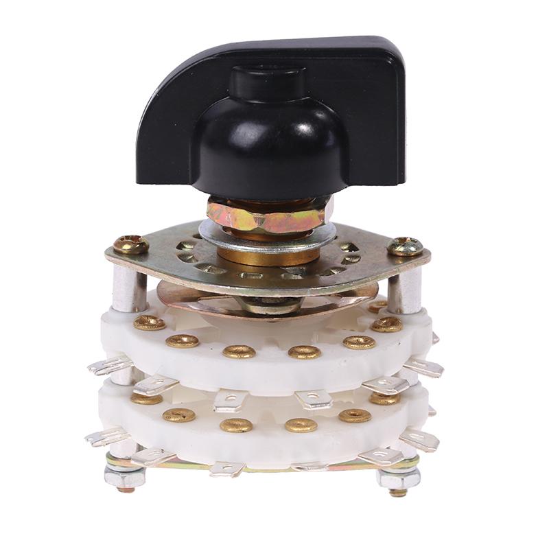 KCZ 2 Pole 6 7 8 9 10 11 4 Pole 3/5 Position With Channel Rotary Switch Selector With Cap Rotary Switch Selector