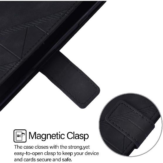 Чехол для Moto G 5G 2025 Премиальный кошелек из искусственной кожи с держателем для кредитных карт, подставкой, магнитной застежкой, противоударная откидная обложка для защиты