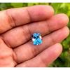 Natural Cushion Cut Certified Santa Maria Blue Aquamarine Loose Gemstone