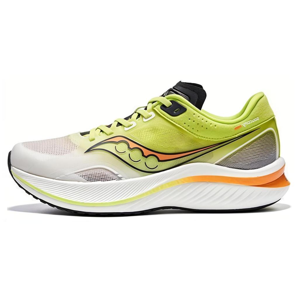 SAUCONY Slay Comfortable Fabric Non-Slip Wrap Resilience Low-Top Carbon Plate Training Running Shoes Unisex Running Shoes White Black Yellow S28192-12