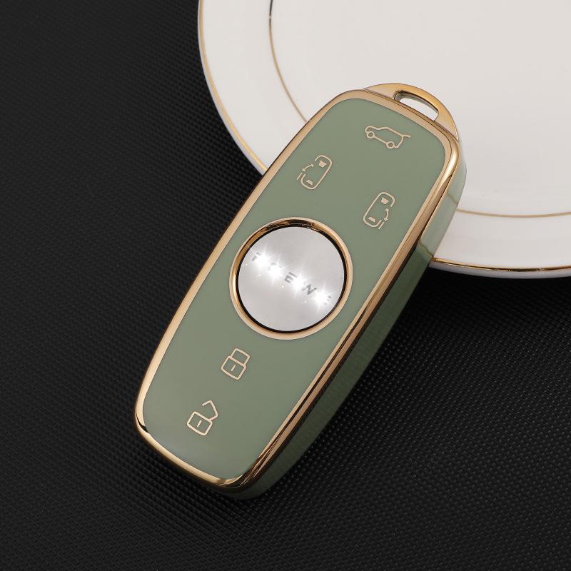 Roewe iMAX8 Key Case: Premium Gold-Edged Shell for MPV Business Cars, Suitable for Men and Women