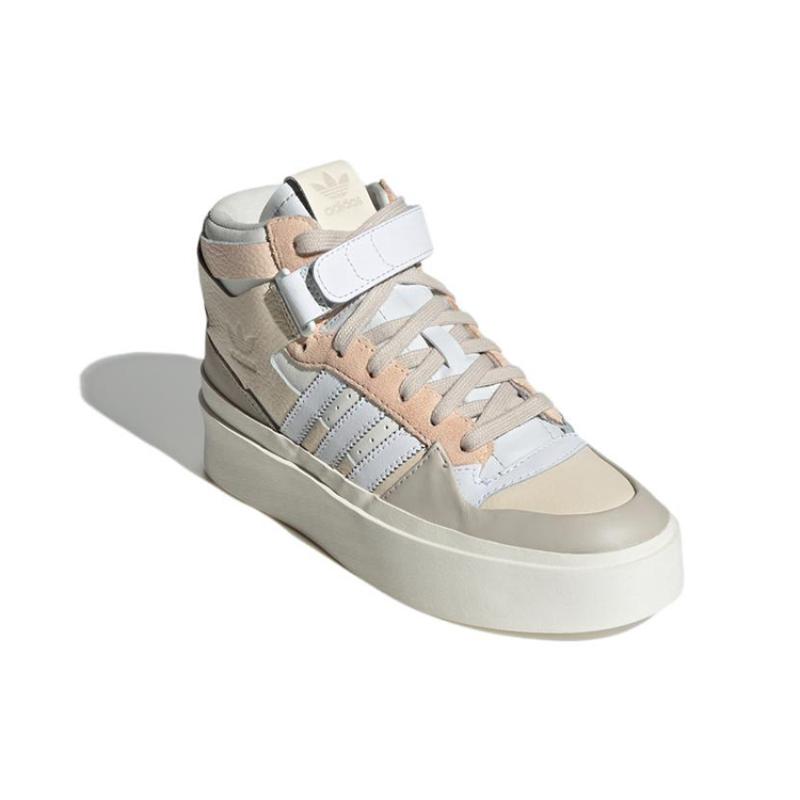 adidas Forum Bonega Женские кроссовки Mid Ecru Tint Cloud White Bliss Orange GW7061
