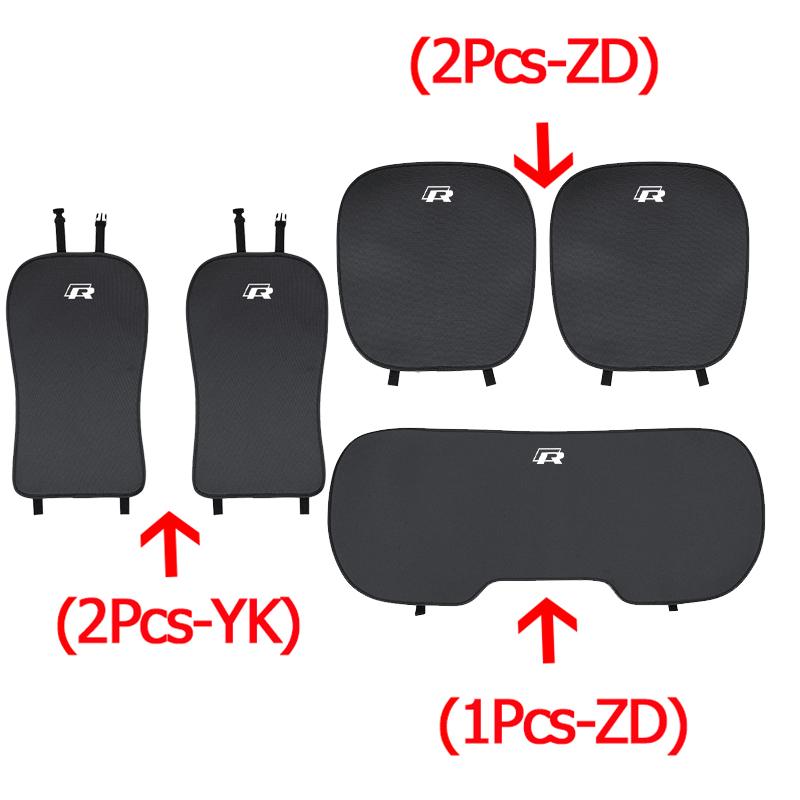 Для VOLKSWAGEN VW Volkswagen Чехол на сиденье автомобиля Ледяной шелк Подушка Защитные накладки Для VW GTI Polo Golf Passat Tiguan Arteon Touareg CC
