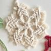 Bohemian Cotton Rope Home Fun Decoration Knitted Snowflake Pendant