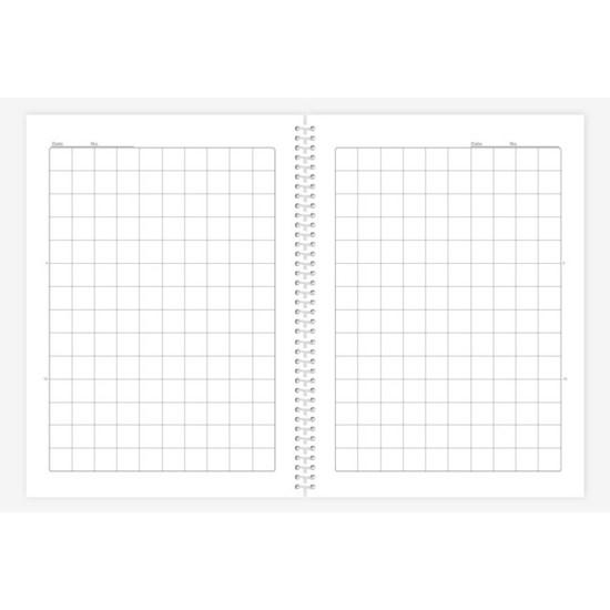 Dada Peanut Family Korean 10-space Slim Elementary School Spring Notebook, a Popular Character In Korea