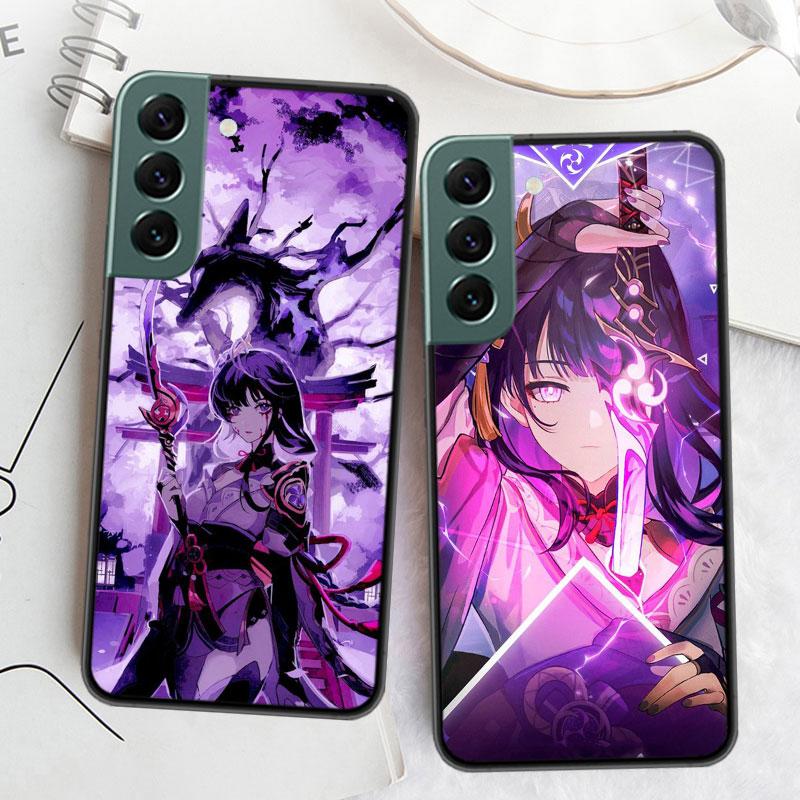 Чехол для телефона Genshin Impact Raiden Shogun, популярный, для Samsung A15 A25 A35 A55 Galaxy A70S A50S A30S A30 A40 A71 A51 A41 A31 A21 A11 A0