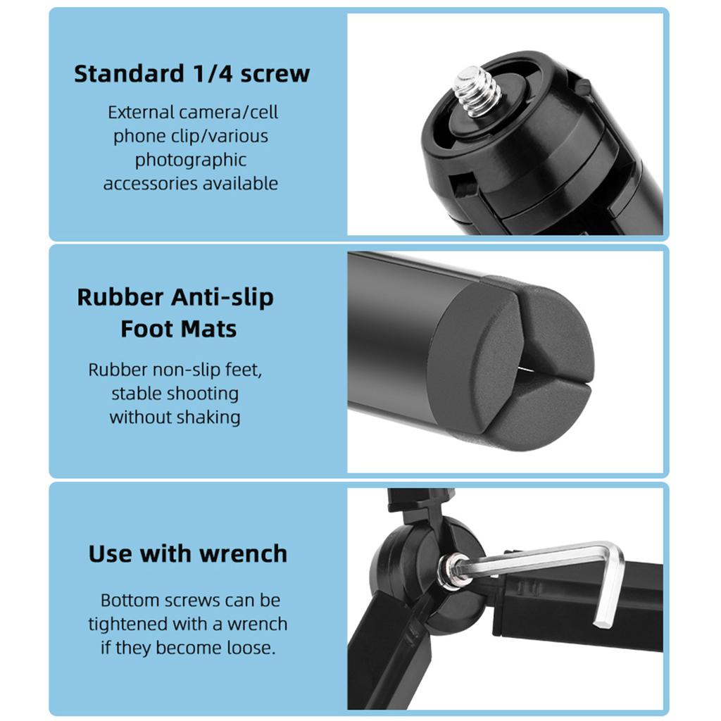 Gimbal Camera Adapter Mount Tripod for DJI Osmo Pocket 3 Stabilizer Expansion Tripod Extension Rod Tabletop Holder Stand