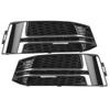 2pcs Front Bumper Lower Grille Black 8W0807681F Replacement Fit for A4 S4 B9 20162018