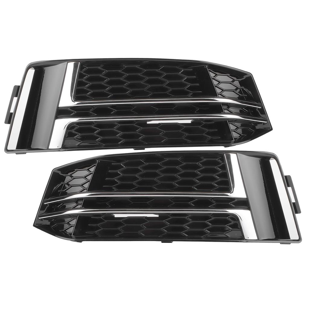 2pcs Front Bumper Lower Grille Black 8W0807681F Replacement Fit for A4 S4 B9 20162018