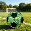 1pc Brazilian Soccer Stars Lightweight PVC Training Soccer Ball, Size 5, Suitable for Indoor and Outdoor TrainingGift y60325