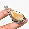 Polka Dot Agate Gemstone Handmade 925 Silver Plated Jewelry Pendant 2.08"