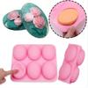 6 ячеек Многофункциональная овальная силиконовая форма для мыла для формы для выпечки торта принадлежности для мыловарения своими руками легко извлекается и чистится