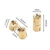 Copper Cylinder Concealed Hinges for Invisible Doors Adjustable Screws