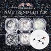 People's Party Nail Bling Star Glitter, набор из 6 предметов, 2 шт., 385_Bling Star Glitter, 6 типов