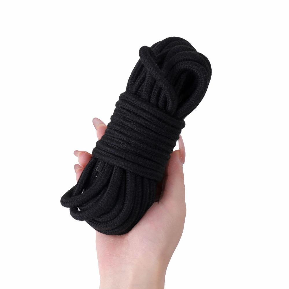 Упругая связывающая веревка из хлопка, секс-рабыня, бондаж, экзотическая игрушка, хлопковая веревка, пары