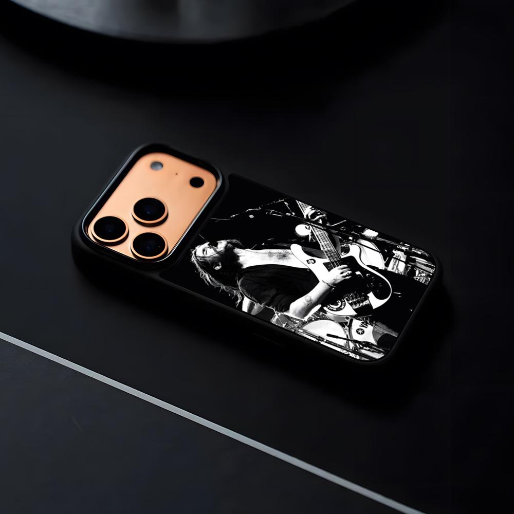 Singer L-Lemmy-Kilmister Phone Case For IPhone 17 16 15 14 13 12 Pro Max Plus Black Frame Hard Shell