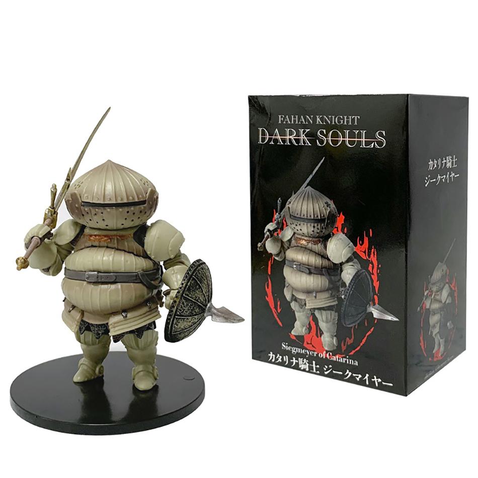 Игра DARK SOULS Серия Фигурок Q Версия Черный Рыцарь Зигмюллер из Катарины ПВХ Фигурка Модель Декорация для Детей