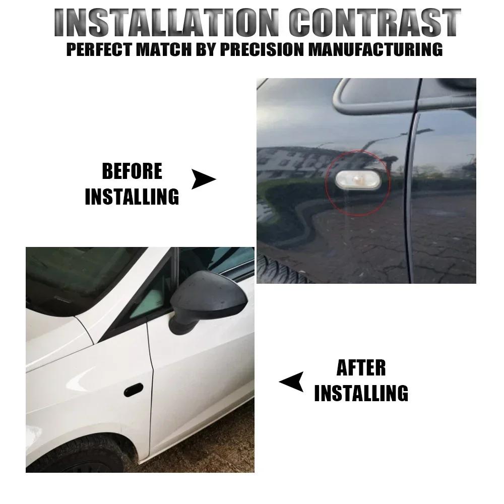 NEW 2pcs For SEAT Ibiza 6L Cordoba Toledo Leon MK1 MK2 LED Dynamic Side Marker Light Turn Signal Light for Octavia