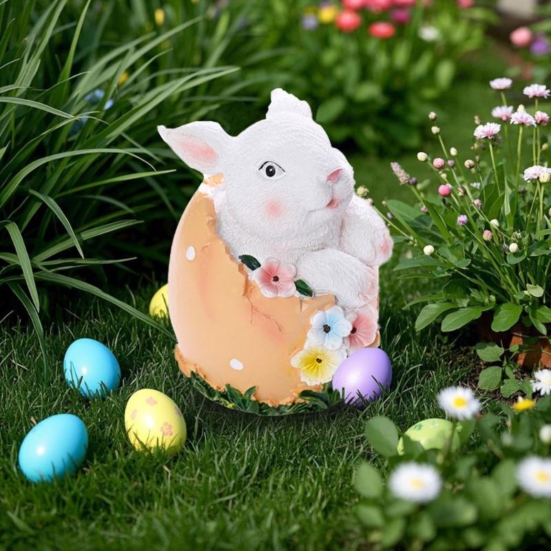 Форма для пасхального украшения стола, гибкая силиконовая форма для яиц кролика, фигурка, украшение, принадлежности для изготовления ювелирных изделий