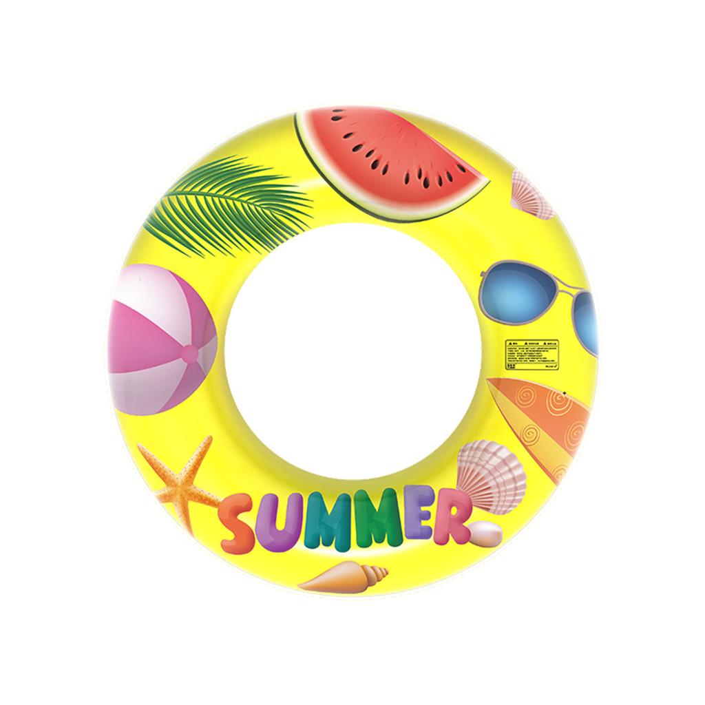 80# Inflatable Adult Swimming Ring Summer Beach Fruit Swimming Pool Toys