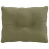 R Back Cushion PUTTEN 100percent  Polyester Olive Green 60 x 40 x 10 cm
