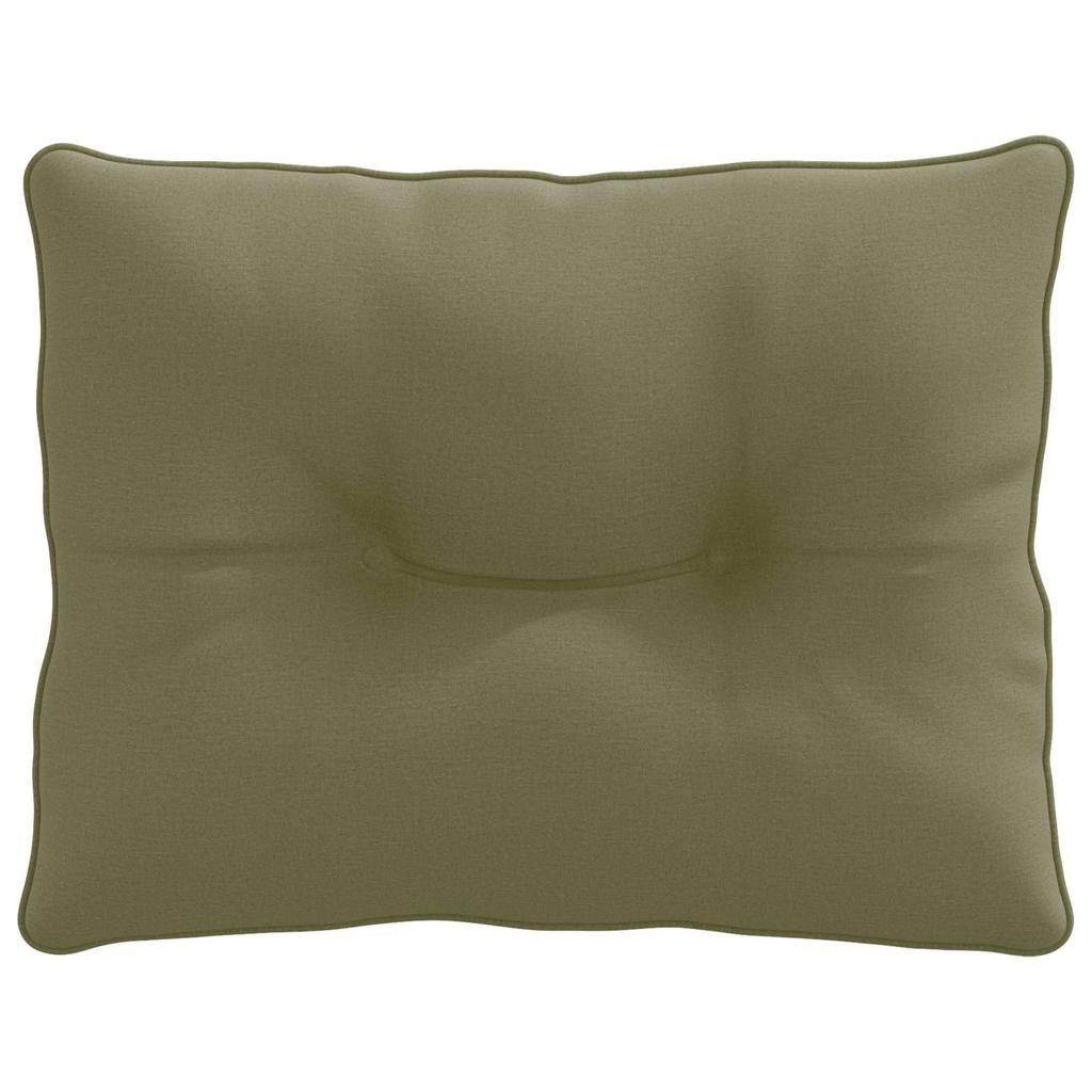 R Back Cushion PUTTEN 100percent Polyester Olive Green 60 x 40 x 10 cm