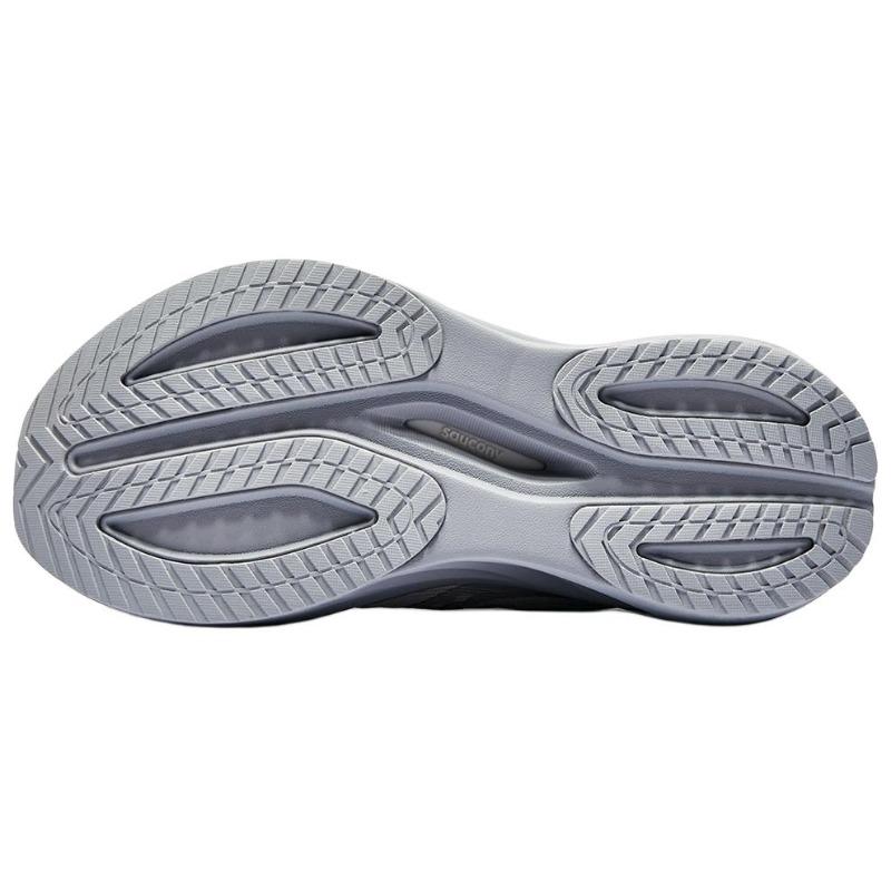 SAUCONY TIDE 3 женские низкие беговые кроссовки серо-фиолетовые нейлоновая пластина удобные нескользящие прочные S18241-1