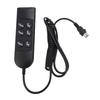 Lift Chair Controller 6 Keys Power Lift Sofa Chair Hand Control with 5 Pin Connector for 2 Motor Electric Recliner