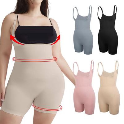 Плюс Размер Женщин Корректирующее Белье Под Грудь Без Рукавов Боди Тренер Талии Полное Тело Корсет Для Контроля Живота
