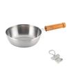 Deep Frying Made In Includes Original Tag J-kitchens Pan, 19cm, Triple-Layer Steel, Rust-Resistant, Non-Stick, Gas/Induction Compatible, Japan,