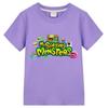 Детская футболка «My Singing Monsters» с мультяшным принтом, топы из 100% хлопка с короткими рукавами, одежда для мальчиков и девочек y2k, футболка с аниме, цельная детская одежда