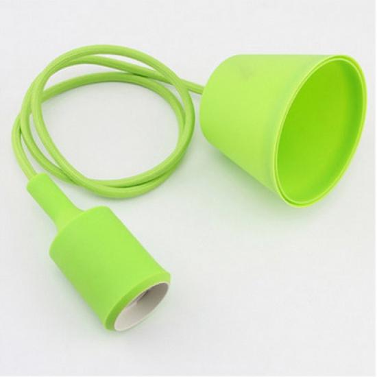 Красочные подвесные светильники, силикагель E27, цоколь, лампы Эдисона, бар, ресторан, художественный кулон