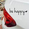 Светоотражающие буквы Be Happy, наклейки на окна автомобиля, наклейки, украшения