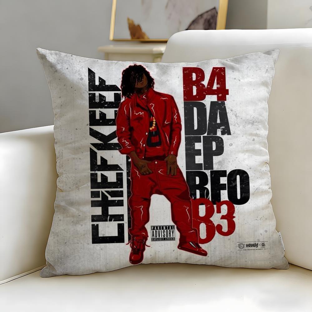 Популярный рэпер Chief Keef Наволочка Мягкая Легко стирающаяся Наволочка Универсальная для Дивана Кровати Путешествий и Офиса