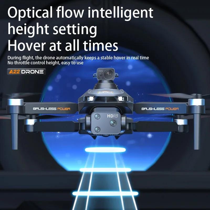 2024 Новый A22 Pro GPS Дрон 8K HD ESC Камера Бесщеточный HD RC Самолет 5G WIFI FPV 360° Лазерный Дрон для Избежания Препятствий Игрушка