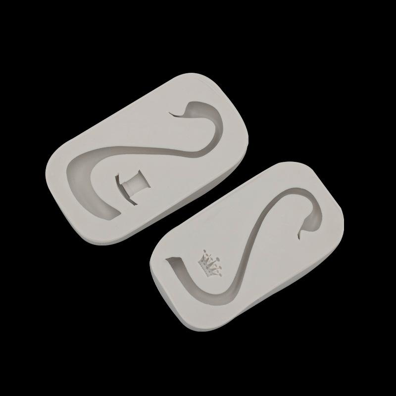 2 шт./набор DIY силиконовые формы в виде перьев лебедя для выпечки, инструменты для украшения торта, помадка, форма для пудинга, шоколадная форма