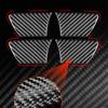 Inner Door Bowl Decorative Sticker Carbon Fiber for Toyota Hilux 2015-2021