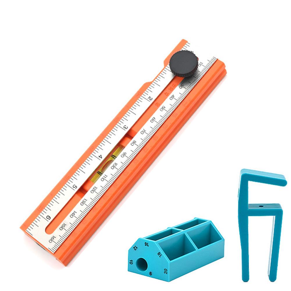Складная разметочная линейка для деревообработчика, горизонтальная база для разметки с пузырьками, многофункциональная позиционирующая линейка со шкалой, измерительный инструмент