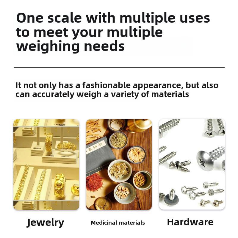 Портативные мини-ювелирные весы с точностью 0,01 г для выпечки и медицины