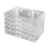 120Grids Jewelry Storage Box Acrylic Nail Art Organizer Box Jewelry Transparent Box  Vanity