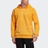 Adidas Мужская толстовка с капюшоном с большим логотипом, золотистая HB5090