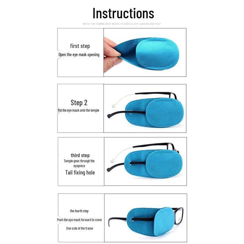 Детская повязка на глаз для зрительной терапии при амблиопии и косоглазии