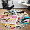 1pc Powerpuff Girls Office Round Area Rug, Under Office Chairs Bedroom Living Room Home Decor, Room Deco, Available in Various Sizes136